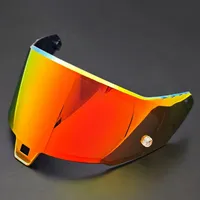 Nouveau casque R10 visière pour Alpinestars Supertech R10 casque de moto résistant aux UV Anti-buée dégagement rapide argent rouge remplacement
