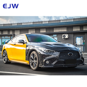 Para <span class=keywords><strong>2016</strong></span> + Infiniti Q60 Panel de hoja de fibra de carbono Automotriz Decoración de panel lateral de parachoques delantero de fibra de carbono de alta calidad - Product Image 4