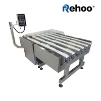 Trieuse pondérale électronique de haute précision Rehoo avec rejet automatique pour l'industrie alimentaire, des produits de la mer et pharmaceutique