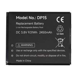Batería recargable de iones de litio de 3.8V 2450mAh para DP15 Franklin R717 R850 R871 T9, punto de acceso móvil WiFi inalámbrico - Product Image 1