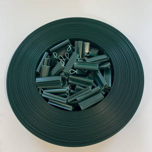 <span class=keywords><strong>Kit</strong></span> de lamelles rigides occultantes vertes en PVC pour clôture de jardin, écran de confidentialité en PVC - Product Image 2