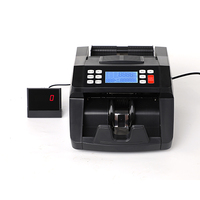 Compteur d'argent à prix réduit Compteur de billets le moins cher Dollar américain Euro Autre devise avec agrandir Écran LCD Compteur de devises bon marché