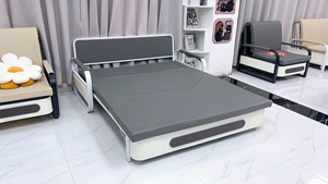 Compact 1.58m Width Customizable Folding <strong>Sofa</strong> <strong>Bed</strong> - Small Apartment and <strong>Office</strong> Space Saver Double <strong>Bed</strong> - Product Image 4