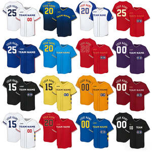 Seragam Jersey Baseball Kustom Musim 2026 Berkualitas Tinggi untuk Tim, Klub, Sekolah, Latihan, Pertandingan, OEM, ODM, Pemasok Grosir untuk Unisex - Product Image 3