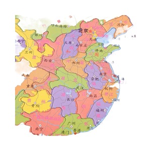 Rompecabezas de papel con mapa de China para niños de 8 a 13 años, esquinas cuadradas, impresión a todo color, regalo educativo - Product Image 4