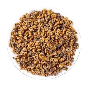 Té Negro Yunnan <span class=keywords><strong>Dian</strong></span> Hong Golden Snail Directo de Fábrica - Té Natural en Bolsas/Caja, Bajo MOQ y OEM - Product Image 1