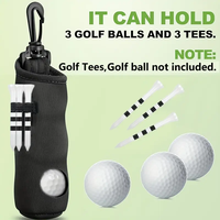Ensemble d'accessoires de golf OEM 6 pièces, ensemble de clubs de golf personnalisés pour hommes, pochettes à balles avec logo, nettoyeur de clubs de golf personnalisé