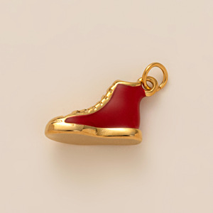 Breloques pour bottes et chaussures de cowboy |   Pendentif de mode en acier inoxydable plaqué or PVD 18 carats pour la fabrication de bijoux |   Imperméable et hypoallergénique - Product Image 6