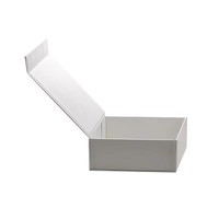 Boîtes cadeaux pliantes à fermeture magnétique de luxe en gros, taille personnalisable, réutilisables, emballage cadeau gaufré pour les cadeaux d'anniversaire