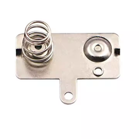 Connecteur à ressort en acier inoxydable de qualité supérieure pour pile AA, électrode négative, ressort à lame - Contact à ressort personnalisé haute performance