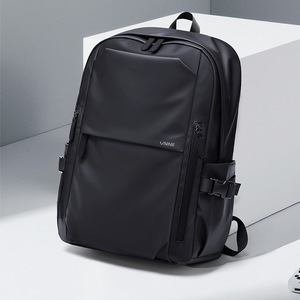 Sac à dos pour homme Ninth City, sac pour ordinateur portable de 15,6 pouces, sac d'école décontracté pour étudiants, noir - Product Image 1