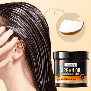 SADOER Vente en gros OEM ODM Masque capillaire professionnel 500g à l'huile d'argan et à l'acide hyaluronique, nourrissant, réparateur, lissant et anti-frisottis - Product Image 1