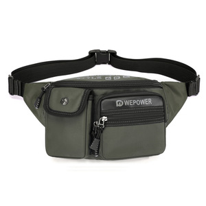 High Quality Travelling Waist Belt Fanny Pack Bag <b>Waterproof</b> Nylon Slim Waist Pack Travel Waist Hip Pack Daily Use - Product Image 2