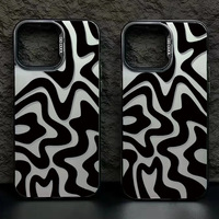 IMD galvanoplastie marque à la mode pierre Bling Bling PC coque de téléphone antichoc pour 17 16 Pro Max 15 14 12 13 12 11 X XR