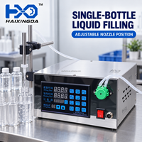 Machine de remplissage de liquides à pompe péristaltique à tête unique, remplisseuse automatique de bouteilles pour l'eau, le jus, le parfum, le savon et les liquides de nettoyage