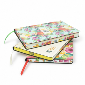 Full Color Latex Printed Business Journal Corporate Gift OEM Custom Logo <b>A5</b> Soft PU Leather Perfect Bound <b>Notebook</b> - Product Image 2