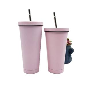 Gobelet isotherme en acier inoxydable Yongkang 750 ml à double paroi avec paille pour les voyages – Toutes les couleurs disponibles - Product Image 3