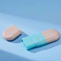 Contenant de déodorant en plastique 10ml+10ml, emballage pour bâton de déodorant double tête, flacon roll-on, tube de gel, stick solide plat