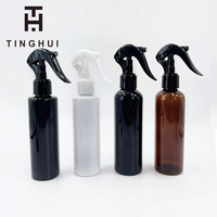 Vaciar Fine Mist Pet 30ml 50ml 100mL 120ml 150ml 200ml 250ml 500ml Botella de spray de plástico transparente blanco ámbar para embalaje cosmético