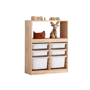 Organizador de Juguetes Montessori para Niños, Estantería de Madera de Pino Maciza, Muebles para Cuarto de Juegos, Estante para Juguetes Ecológico y Natural - Product Image 5
