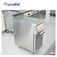 Table de travail en acier inoxydable, gamme identique à la Altitude, série 900, sous le placard, pour cuisine