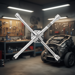 ประแจไขว้ 272 มม. เครื่องมือซ็อกเก็ตปรับได้สี่ทิศทางสำหรับซ่อมยานยนต์ - Product Image 3