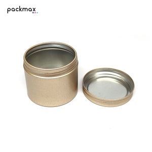 40ml Small Aluminum <b>Tea</b> Can Matte Gold - Food Grade One Steep One <b>Tin</b> for <b>Tea</b> Leaves Storage Box Wholesale - Product Image 1