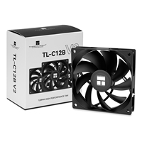 Thermalright TL-C12B V2 X3 120mm 1500RPM PC Ventiladores de caja de enfriamiento 4PIN Control PWM para chasis