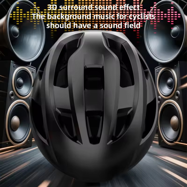 Shockproof ABS Smart Helmet with Built-in Headphones Protective Safety Gear for Mountain Bike & Electric Scooter Riders