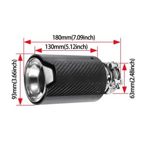 Embouts d'échappement en fibre de carbone M Performance pour <span class=keywords><strong>BMW</strong></span> E46 <span class=keywords><strong>E92</strong></span> F30 <span class=keywords><strong>340i</strong></span> 440i F87 M2 F80 M3 F20 F10 F90 - Product Image 3