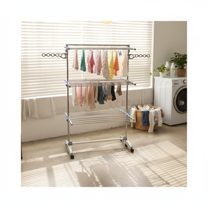 [HOME FRIEND] K2_6-Tier Standard+Extension Bar Multi layer Drying Rack built for convenient use and neat indoor clothes - Product Image 3