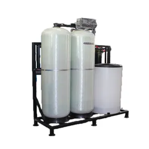 5000LPH manuel/automatique FRP réservoir filtre à sable filtre à charbon filtre à résine d'eau et système adoucissant 1m3 irrigation agricole
