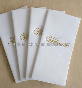 Santian Papier Bourgogne Airlaid Couverts Jetables Serviette Imprimée avec Fourchette et Couteau pour le Nouvel An Chinois et Noël - Product Image 5