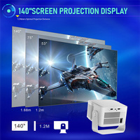 Projecteur Overhead Topleo Haute Qualité Vidéo 8K 2025 Android 14 Hy350 Max 1080p Ultra Courte Portée Intelligent