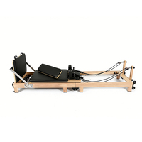 Machine de Pilates Reformer en bois de chêne massif, pliable, portable, réglable, gain de place, durable, pour studio, santé, écologique