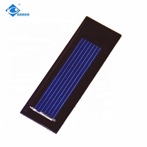 แผงโซลาร์เซลล์พกพาขนาดเล็ก 0.5V กาวอีพ็อกซี่ ZW-5318 สีเหลืองอำพัน 0.08W ZW-5318 โพลีคริสตัลไลน์ซิลิคอนโซลาร์เซลล์ ZW-5318 ZW-531 - Product Image 4