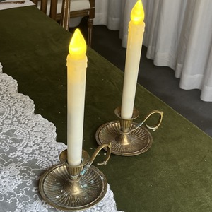Wholesale Flameless <strong>White</strong> Flickering Real Wax Electric LED <strong>Taper</strong> <strong>Candles</strong> Remote Control Warm <strong>White</strong> LED <strong>Candle</strong> - Product Image 3