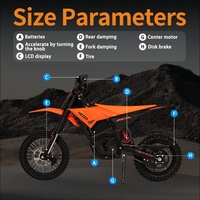 Motocicleta eléctrica todoterreno Stark Varg 2500W yozma 4 en 1, 48V20.8Ah de litio, 45km/h
