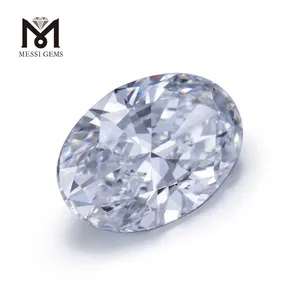 Messi jewelry Oval cut DEF synthetic lab diamond manufacturer price HPHT CVD diamond