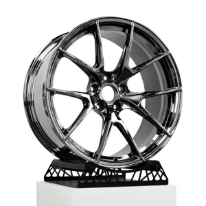 Nouvelles jantes en alliage monobloc forgées chromées noires effet miroir, 5 doubles rayons, 18-22 pouces, 20 mm/25 mm pour véhicules électriques de luxe et véhicules de performance - Product Image 2