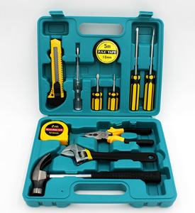 Juego de herramientas de mano de electricista con caja de herramientas de reparación portátil multifuncional para el hogar - Product Image 5