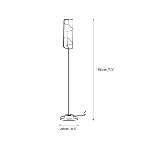 <span class=keywords><strong>Lampadaire</strong></span> en albâtre moderne Tribeca | <span class=keywords><strong>Lampadaire</strong></span> double <span class=keywords><strong>globe</strong></span> avec cadre noir <span class=keywords><strong>pour</strong></span> intérieur de salon, chambre ou hôtel - Product Image 3