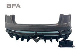 Utilisé sur l'<span class=keywords><strong>Audi</strong></span> Q8 RSQ8 amélioré capots de pare-chocs avant et arrière en fibre de carbone sèche de style MSY avec ailes à sourcils larges - Product Image 3