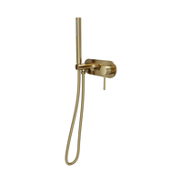 Robinet de douche encastré mural en acier inoxydable 304 avec mitigeur de douche chromé à 2 fonctions