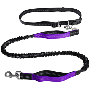 Tali anjing nilon reflektif dapat ditarik 4-6 kaki tali pengaman mobil taktis tali pengaman modis <span class=keywords><strong>2</strong></span> bantalan air Solid - Product Image 3