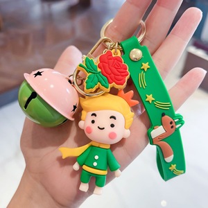 Llaveros de silicona al por mayor, creativos, 3D, de dibujos animados Kawaii, de goma, con diseño del Pequeño Príncipe, bonitos, para coche, mochila o como colgante. - Product Image 4