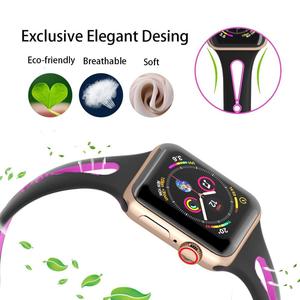 Sport Rubber Silicone <span class=keywords><strong>Watch</strong></span> Strap For <span class=keywords><strong>Apple</strong></span> <span class=keywords><strong>Watch</strong></span> Band 38MM Men Womens <span class=keywords><strong>Watch</strong></span> <span class=keywords><strong>Bracelet</strong></span> 42MM Strap Band - Product Image 3