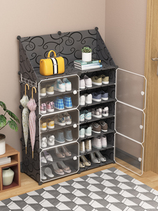 <span class=keywords><strong>Yiwu</strong></span> Tủ giày đơn giản nhiều lớp nhựa lưu trữ giày giá lưu trữ nhà Tủ lắp ráp Giày Tủ lưu trữ trong suốt - Product Image 6