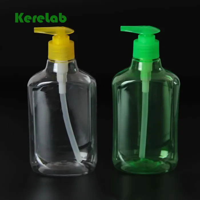 200ml el yıkama sıvısı sabun şişeleri plastik kozmetik konteyner, vücut losyonu şişesi ile pompa