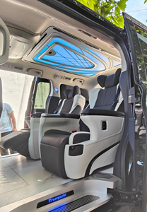Asientos de Coche Ajustables de Lujo Modificados para Mayor Comodidad y Conveniencia con Función de Mesa - Product Image 4